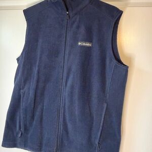 Columbia Men's Navy Fleece Vest